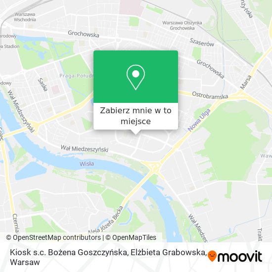 Mapa Kiosk s.c. Bożena Goszczyńska, Elżbieta Grabowska