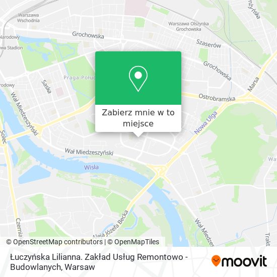 Mapa Łuczyńska Lilianna. Zakład Usług Remontowo - Budowlanych