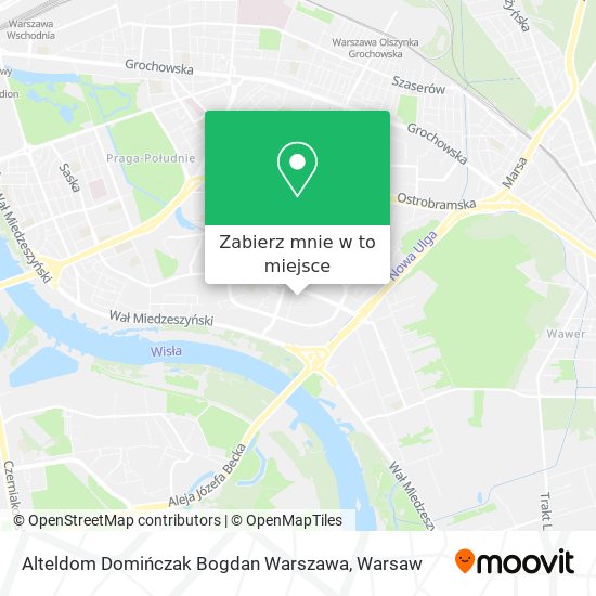 Mapa Alteldom Domińczak Bogdan Warszawa