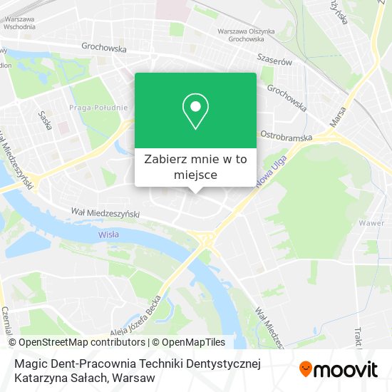 Mapa Magic Dent-Pracownia Techniki Dentystycznej Katarzyna Sałach