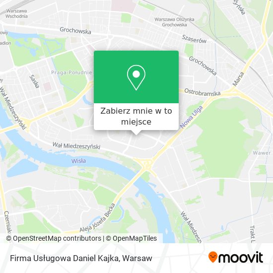 Mapa Firma Usługowa Daniel Kajka