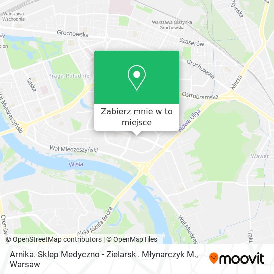 Mapa Arnika. Sklep Medyczno - Zielarski. Młynarczyk M.