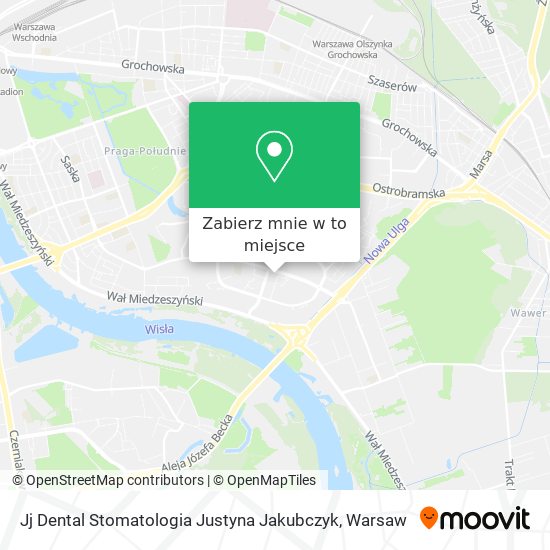 Mapa Jj Dental Stomatologia Justyna Jakubczyk