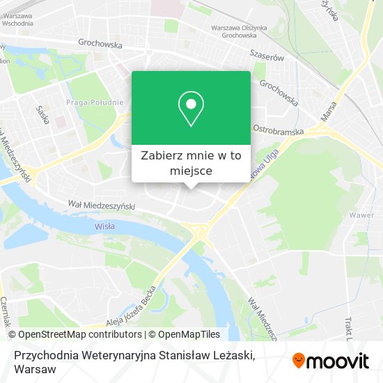 Mapa Przychodnia Weterynaryjna Stanisław Leżaski