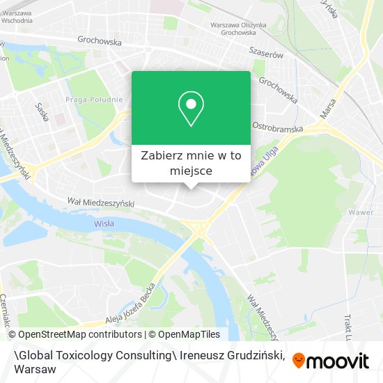 Mapa \Global Toxicology Consulting\ Ireneusz Grudziński