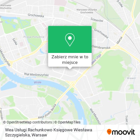 Mapa Wea Usługi Rachunkowo Księgowe Wiesława Szczygielska