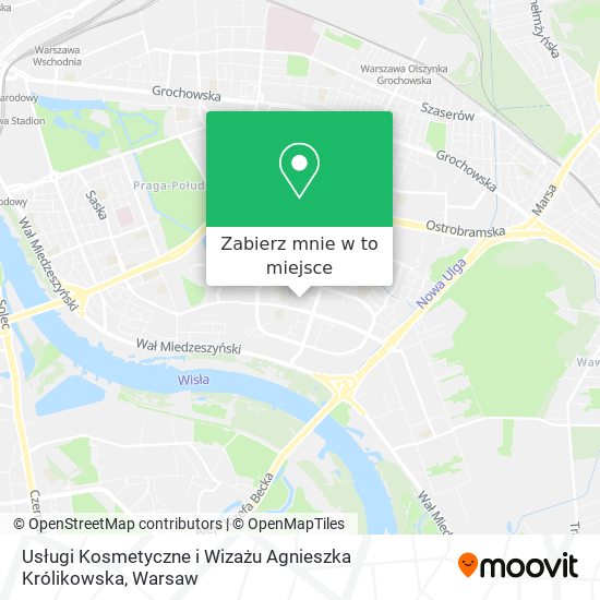 Mapa Usługi Kosmetyczne i Wizażu Agnieszka Królikowska