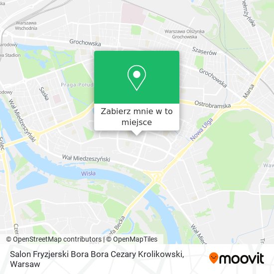 Mapa Salon Fryzjerski Bora Bora Cezary Krolikowski