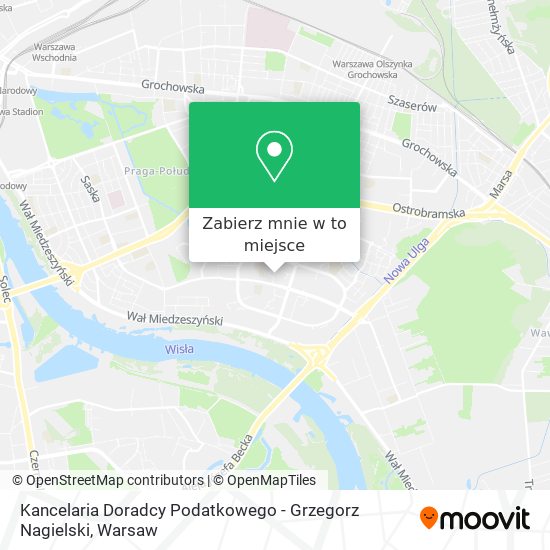 Mapa Kancelaria Doradcy Podatkowego - Grzegorz Nagielski