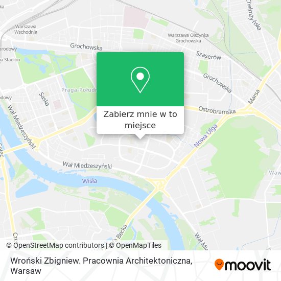 Mapa Wroński Zbigniew. Pracownia Architektoniczna