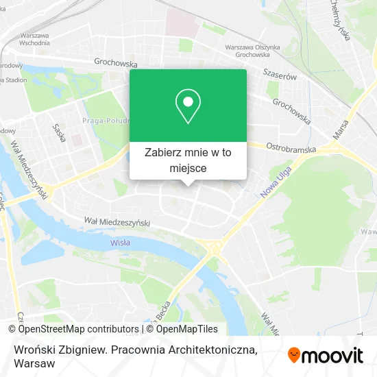 Mapa Wroński Zbigniew. Pracownia Architektoniczna