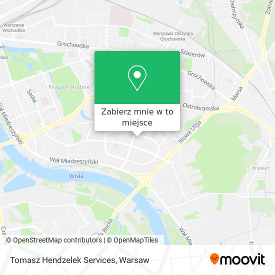 Mapa Tomasz Hendzelek Services