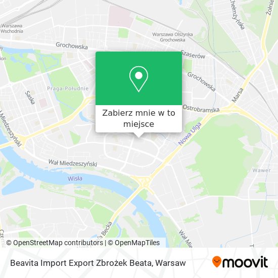 Mapa Beavita Import Export Zbrożek Beata