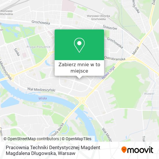 Mapa Pracownia Techniki Dentystycznej Magdent Magdalena Długowska