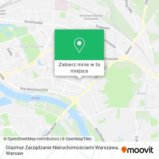 Mapa Glazmur Zarządzanie Nieruchomościami Warszawa