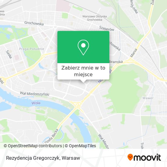 Mapa Rezydencja Gregorczyk