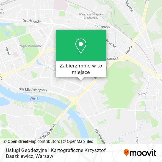 Mapa Usługi Geodezyjne i Kartograficzne Krzysztof Baszkiewicz