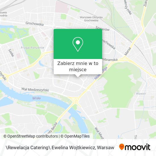 Mapa \Rewelacja Catering\ Ewelina Wojtkiewicz