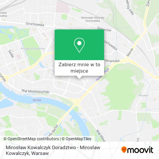 Mapa Mirosław Kowalczyk Doradztwo - Mirosław Kowalczyk