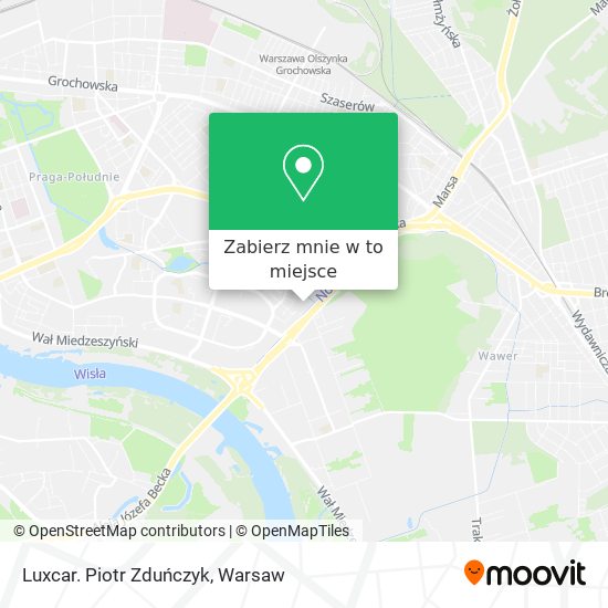 Mapa Luxcar. Piotr Zduńczyk