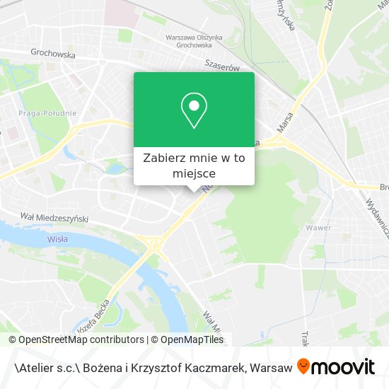 Mapa \Atelier s.c.\ Bożena i Krzysztof Kaczmarek