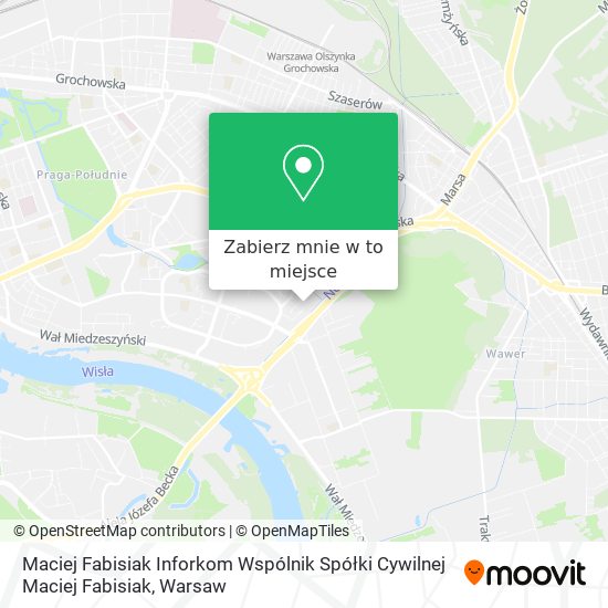 Mapa Maciej Fabisiak Inforkom Wspólnik Spółki Cywilnej Maciej Fabisiak