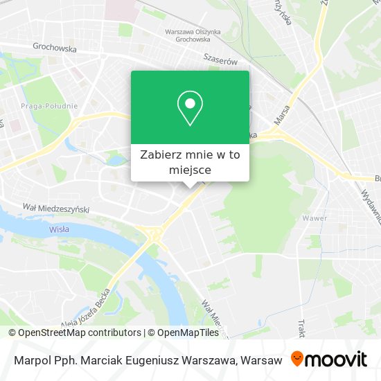 Mapa Marpol Pph. Marciak Eugeniusz Warszawa