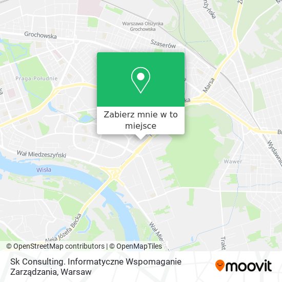 Mapa Sk Consulting. Informatyczne Wspomaganie Zarządzania