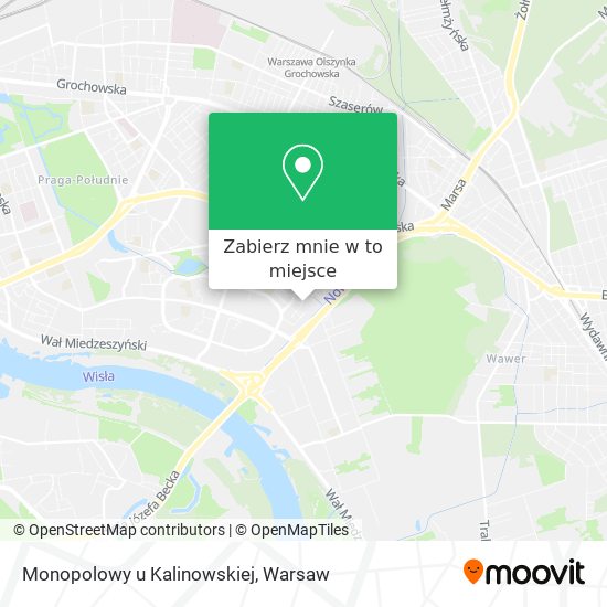 Mapa Monopolowy u Kalinowskiej