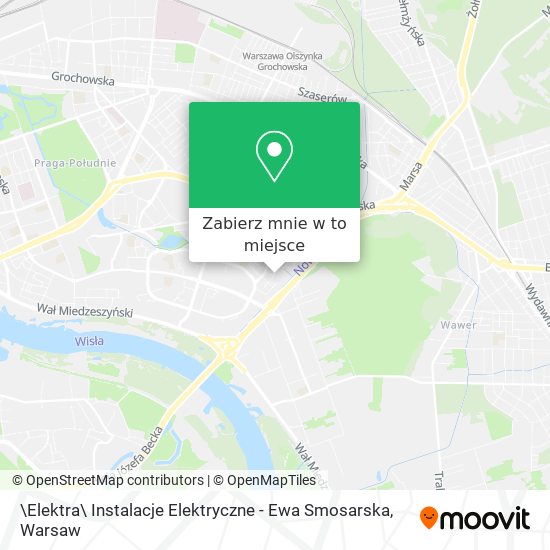 Mapa \Elektra\ Instalacje Elektryczne - Ewa Smosarska