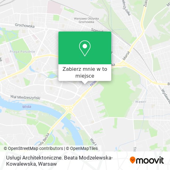 Mapa Usługi Architektoniczne. Beata Modzelewska-Kowalewska