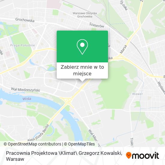 Mapa Pracownia Projektowa \Klimat\ Grzegorz Kowalski