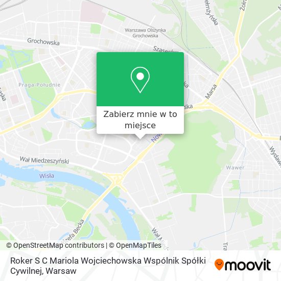 Mapa Roker S C Mariola Wojciechowska Wspólnik Spółki Cywilnej