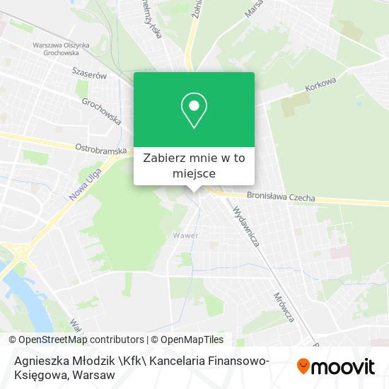 Mapa Agnieszka Młodzik \Kfk\ Kancelaria Finansowo-Księgowa