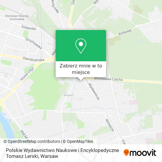 Mapa Polskie Wydawnictwo Naukowe i Encyklopedyczne Tomasz Lerski