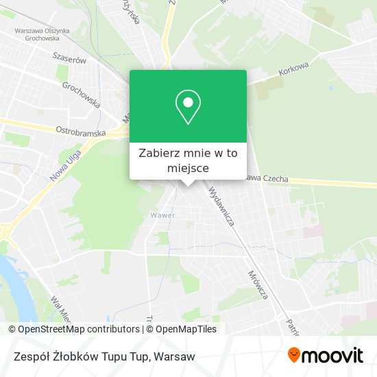 Mapa Zespół Żłobków Tupu Tup