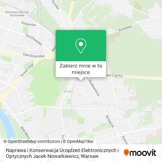 Mapa Naprawa i Konserwacja Urządzeń Elektronicznych i Optycznych Jacek Nowatkiewicz