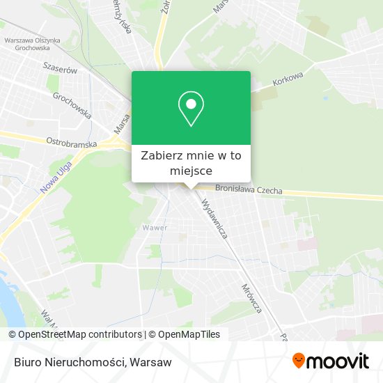 Mapa Biuro Nieruchomości