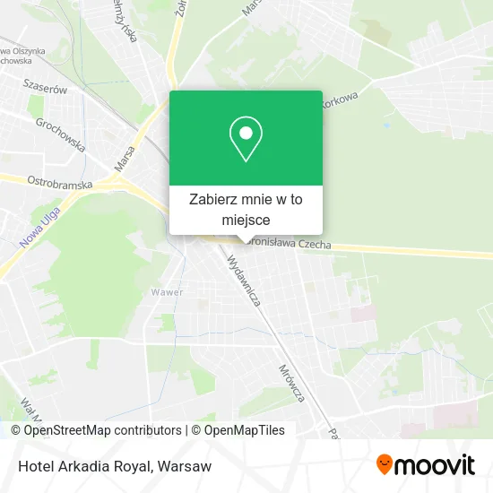 Mapa Hotel Arkadia Royal