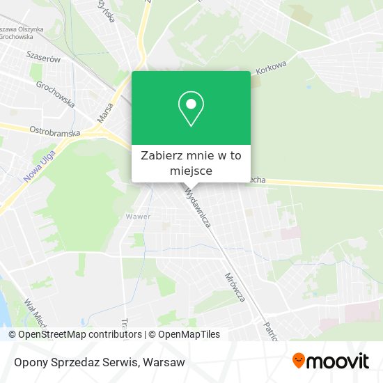 Mapa Opony Sprzedaz Serwis