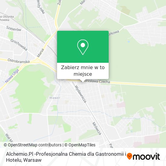 Mapa Alchemio.Pl -Profesjonalna Chemia dla Gastronomii i Hotelu