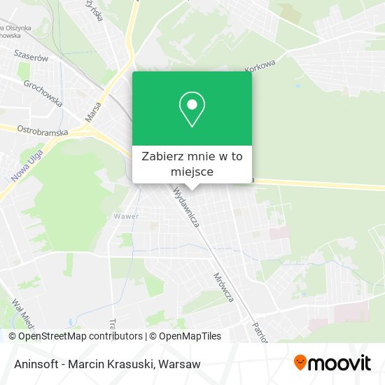 Mapa Aninsoft - Marcin Krasuski