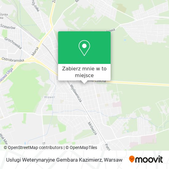 Mapa Usługi Weterynaryjne Gembara Kazimierz