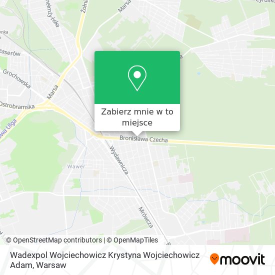 Mapa Wadexpol Wojciechowicz Krystyna Wojciechowicz Adam