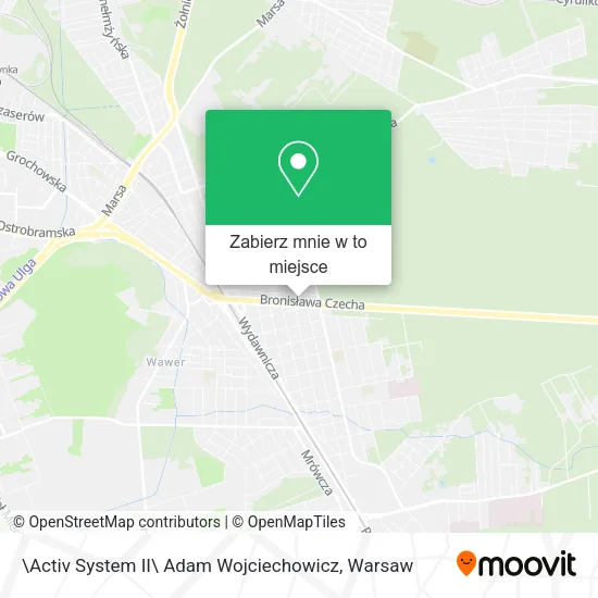 Mapa \Activ System II\ Adam Wojciechowicz