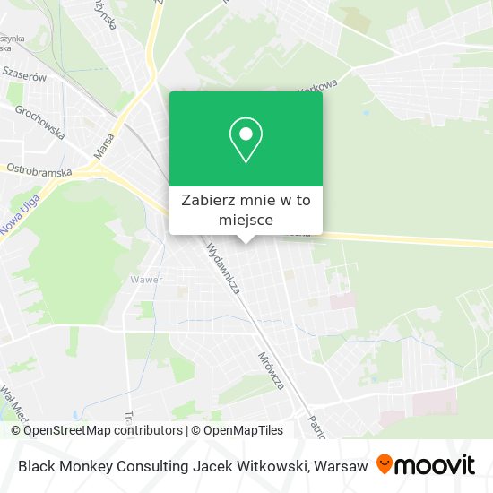 Mapa Black Monkey Consulting Jacek Witkowski