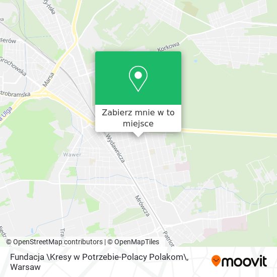 Mapa Fundacja \Kresy w Potrzebie-Polacy Polakom\