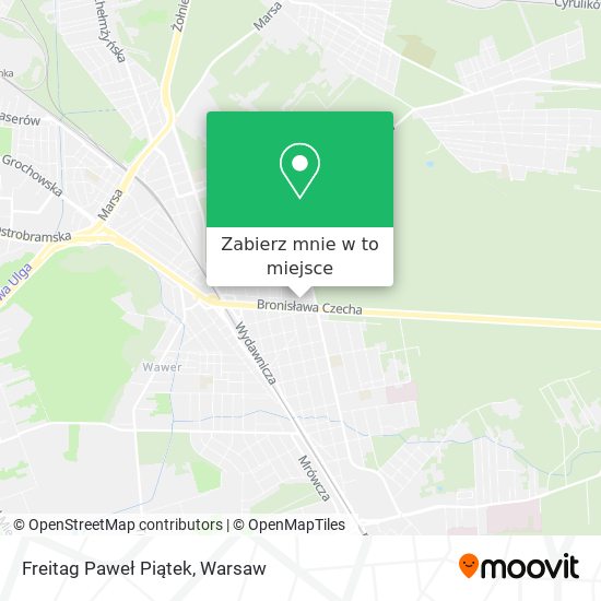 Mapa Freitag Paweł Piątek