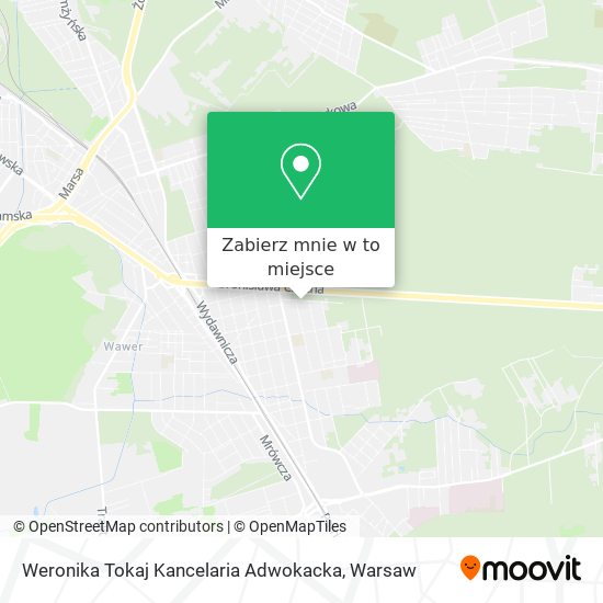 Mapa Weronika Tokaj Kancelaria Adwokacka