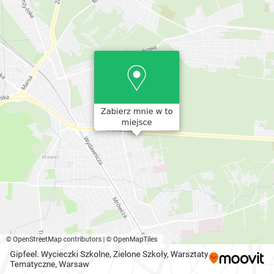 Mapa Gipfeel. Wycieczki Szkolne, Zielone Szkoły, Warsztaty Tematyczne